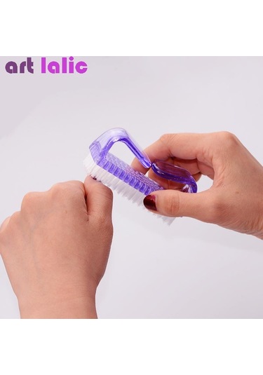 1 Adet Büyük Tırnak Resim Fırçası Manikür Pedikür Yumuşak Toz Kaldırmak İpuçları Ayak Parmakları Aksesuarları Tırnak İçin Araçlar