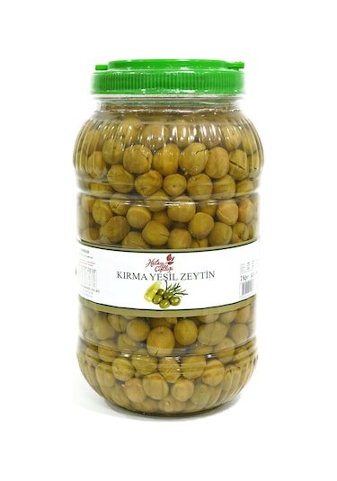Hatay Çiftliği Kırma Yeşil Zeytin 2 KG