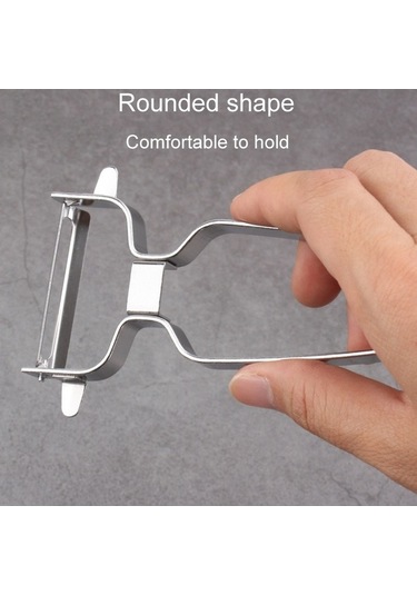 Dancemonkey Cbtx Mutfak Sebze Soyucu Ev Paslanmaz Çelik Parlatıcı, Küçük Ve Pratik Gümüş