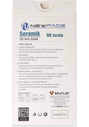 Xiaomi Redmi Note 9 3d Antistatik Seramik Nano Ekran Koruyuc Tdrtr