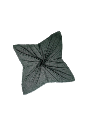 Enba Flamlı Yazma %100 Pamuk Nefes Alan Doğal Kumaş Zümrüt