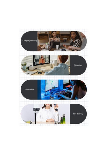 Leezsing Profesyonel Usb Mikrofon - Oyun, Yayın Ve Toplantılar İçin Yüksek Kaliteli Ses