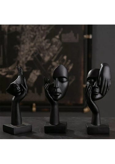 Mylatso Ev Ve Dekor İç Mekan İçin Dekoratif Siyah Figürler 187000848