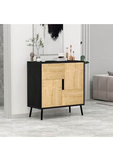 Darien Ç001 Ahşap Siyah/safir Meşe