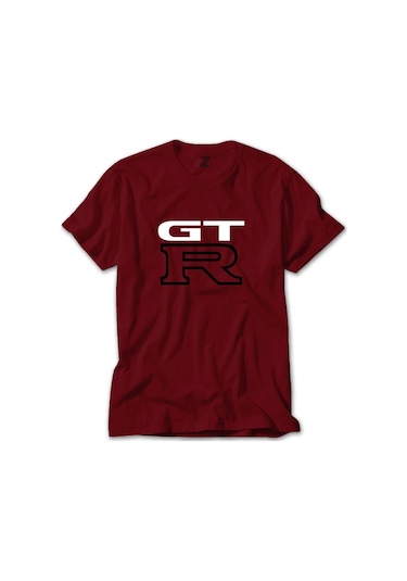 Nissan Gtr Logo Kırmızı Tişört-Kırmızı