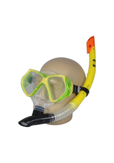Busso M4206S Silikon Maske& Snorkel Set Çok Renkli