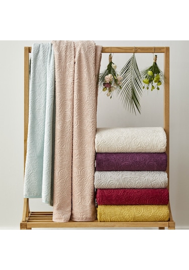 Karaca Home Scala Pudra Tek Kişilik Embosy Battaniye 200.18.01.0582