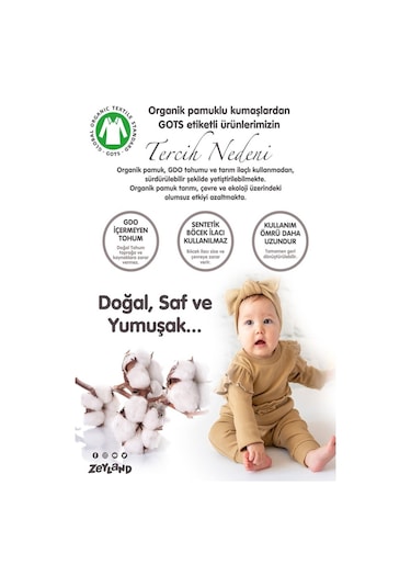 Zeyland Gots Sertifikalı %100 Organik Pamuk Sweatshirt Ve Pantolon Takım (534712587)