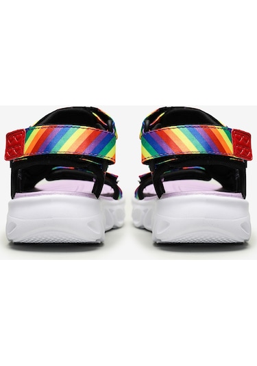 Skechers Hypno - Splash - Rainbow Lights Büyük Kız Çocuk Siyah Işıklı Sandalet 20218L Bkmt Çok Renkli Skechers Hypno - Splash - Rainbow Lights Büyük Kız Çocuk Siyah Işıklı Sandalet 20218L Bkmt Çok Renkli
