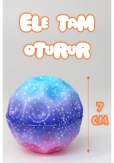 Yükseğe Zıplayan Top Moonball Galaksi Uzay Ay Topu Aşırı Zıplayan Moonball Bahçe Oyuncağı Gökkuşağı