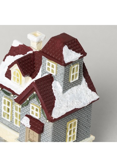 Linens Vintage House Ledli Dekor Gri