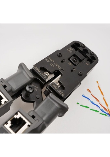 Sones Çok İşlevli 4p8p6p Üç Amaçlı Test Cihazı Cırcır Tipi Ağ Aleti Sıkma Sıkma Teli Ağ Pensesi