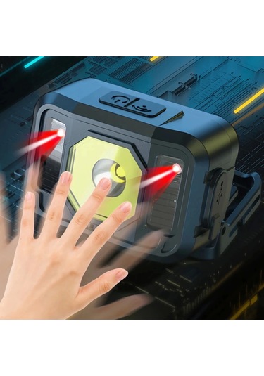 Pratik Sensörlü Sinyalli Kafa Lambası Wt-024 Renkli