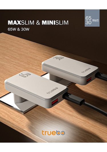 Truebo MaxSlim 65W GaN Şarj Aleti