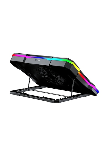 Nc22 Rgb 7 Kademeli Yükseklik Ayarı Notebook Soğutucu Stand