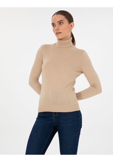 Pierre Cardin Kadın Bej Kazak /triko 50315747-vr011 Bej