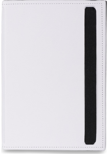 Insignia - Flex - 10.1" - 32gb - White/silver Standlı Üniversal Kapaklı Beyaz Tablet Kılıfı