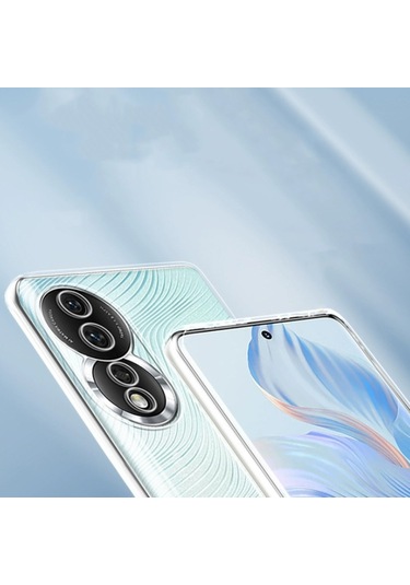 Prolysus Huawei Honor 90 Kılıf Kamera Korumalı Şeffaf Yumuşak Silikon Kılıf