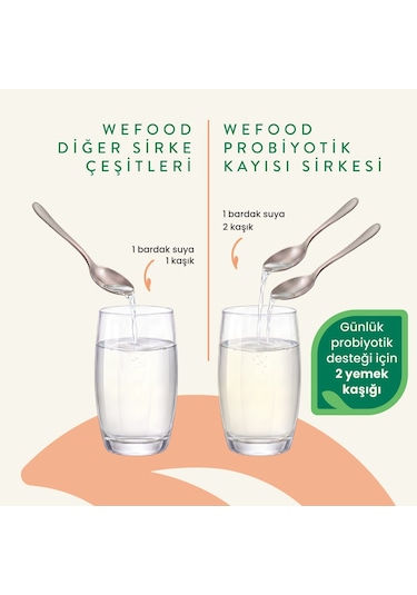 Wefood Probiyotik Kayısı Sirkesi 250 Ml 8683347037353