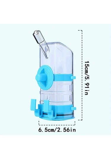 Elmpaly Pembe Sızdırmaz Tasmalı Seyahat Köpek Suluk Seti - Kafes Temizlik Dayanıklı