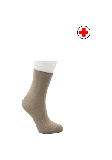 Kadın Çok Renkli Yarım Konç Diyabetik Şeker Çorabı Pamuklu Sıkmayan Çorap 6'lı Paket Çok Renkli