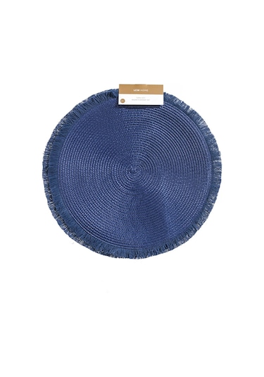 Lacivert Yuvarlak Amerikan Servis 2'li 39 Cm