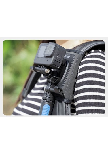 Ayex Backpack Strap Mount Telesin Gp-bpm-003 Aksiyon Kamera Çanta Askı Aparatı Gopro, Djı İle Uyumlu