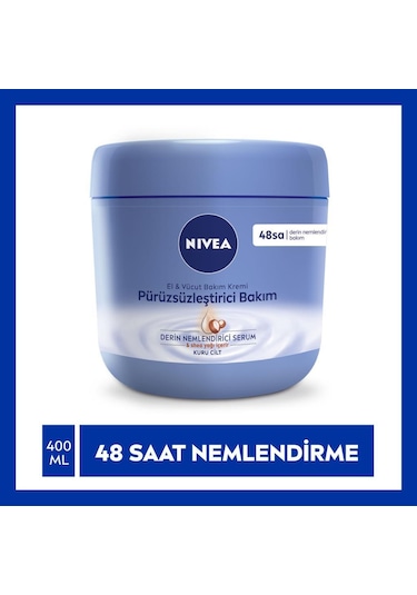 Nivea Pürüzsüzleştirici El & Vücut Bakım Kremi 400 ML