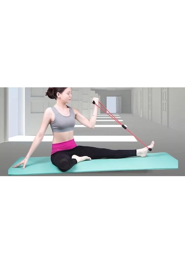 Pilates İpi Jimnastik Lastiği Egzersiz Bant Yoga Pilates Lastik