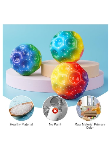 Zıplayan Top 24 Adet Kutulu Çocuk Eğlence Topu Bouncer Ball