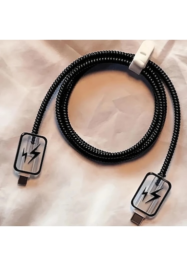 Willowhaven İphone Uyumlu14promax İçin Yıldırım Şarj Kılıfı Siyah 18/20w Hızlı Şarj