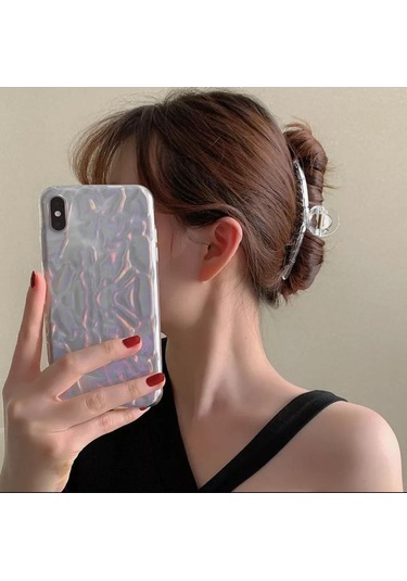 Okavango Kadın Şeffaf Fiyonk Mandal Toka Çok Renkli