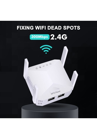 Symbee 300m Kablosuz Wifi Sinyal Güçlendirici, Ab Fişli, Geniş Menzilli Sinyal Yükseltici