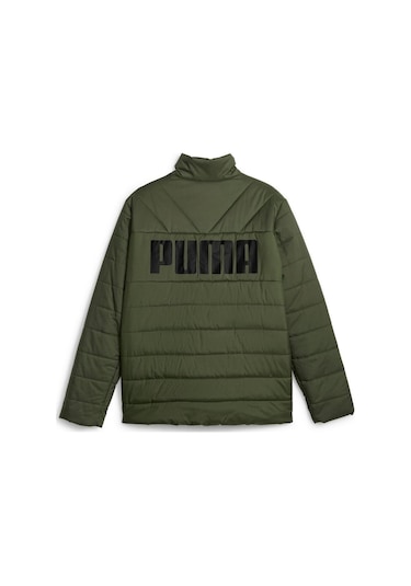 Puma Ess+ Padded Jacket Erkek Mont-27508-Yeşil