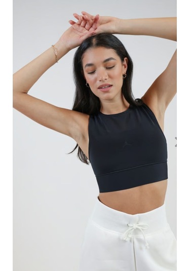 Jordan Dri-fıt Sport Layered Sports Bra Bej