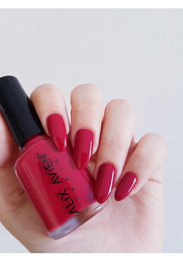 Alix Avien Koyu Pembe Oje 104 Yüksek Pigmentli Uzun Süreli Kalıcılık Hızlı Kuruma Nail Lacquer 104