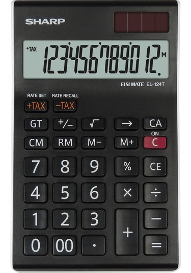 Sharp EL-124TWH 12 Hane Masaüstü Hesap Makinesi