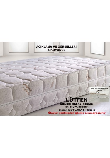 Artex 140X200 Cotton Fermuarlı Yatak Kılıfı Yatak Koruyucusu Yatak Örtüsü