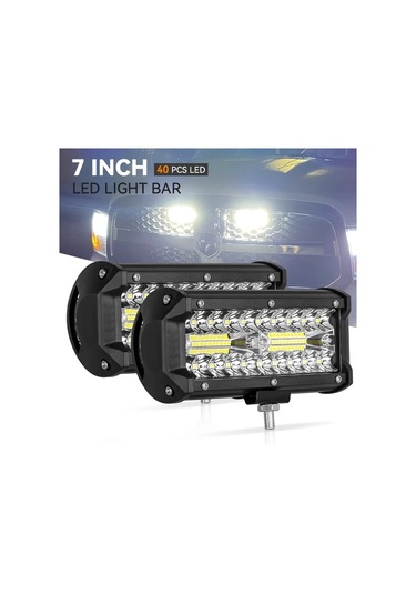 Motion003 280w Led Işık Barı Kombinasyonu 4 Adet 17.78 Cm 28000lm Spot Flood Off-road Araçl