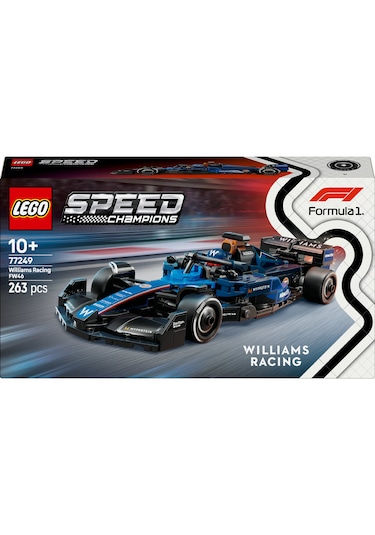 LEGO® Speed Champions Williams Racing FW46 F1® Yarış Arabası 77249 - 10 Yaş ve Üzeri Çocuklar için Yaratıcı Oyuncak Yapım Seti (263P)