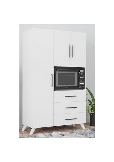 Pramo Mobilya Çok Amaçlı Mutfak Dolabı&banyo Dolabı,kiler, 3 Kapa