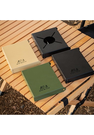 Dolıty Mini Kamp Masası Çok Amaçlı Yan Masa Açık Yeşil Yeşil Çok Renkli