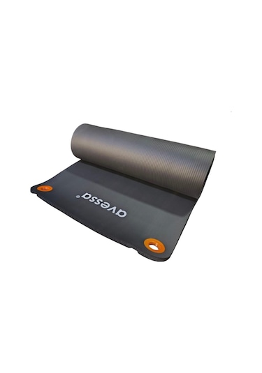 Avessa Hnbr-10 Delikli Nbr Yoga Matı Gri Gri