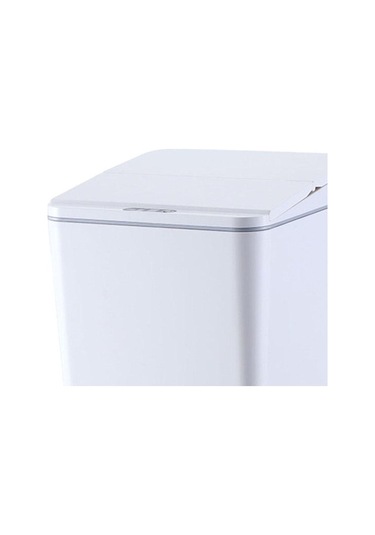Pazly Suntek Sensör Ofis Mutfak Kovası Için Çöp Beyaz Banyo Araba Akıllı 6l Oj Beyaz
