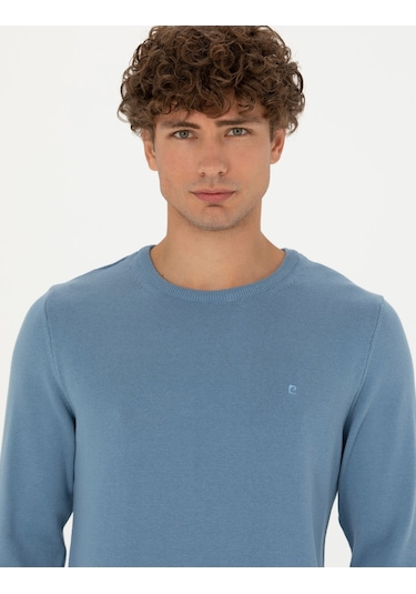 Pierre Cardin Erkek Koyu Mavi Triko Kazak 50270179-vr032 Koyu Mavi