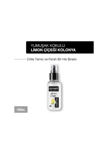 Dermokil Limon Çiçeği Sprey Kolonya 3 x 100 ML