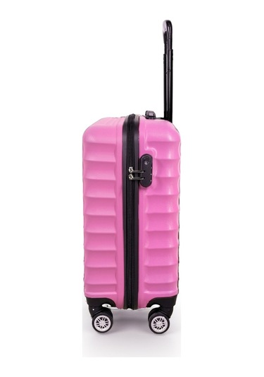 Polo&sky Petek Model Pembe Renk Kabin Boy Valiz Bavul Pembe