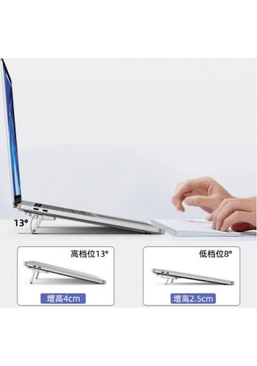 Laptop Tablet Yükseltici 2'li Siyah