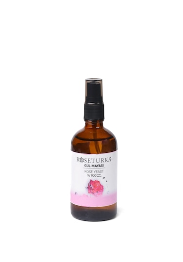 Roseturka %100 Doğal Gül Mayası - 100 Ml Lüks Cam Şişe & Sprey Başlıklı