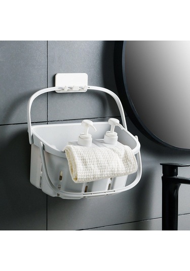 Suntek Yurt Banyo Açık Gri Için Plastik Duş Caddy Tote Diğer